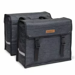 Double Sacoche Vélo New Looxs Fiori - 30 Litres -Casques vélo Soldes 230181 fiori double nomi black sch vrst