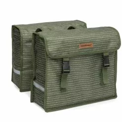 Double Sacoche Vélo New Looxs Fiori - 30 Litres -Casques vélo Soldes 230182 fiori double nomi green sch