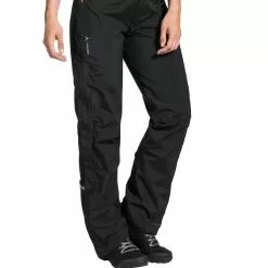 Pantalon Vaude Femme Yaras Rain Zip Pants III -Casques vélo Soldes 41447 010 d