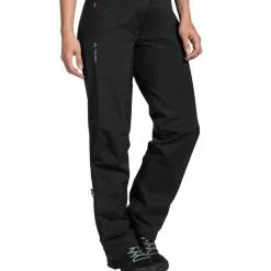 Surpantalon Vaude Femme Yaras Rain Pants III -Casques vélo Soldes 41523 010 d