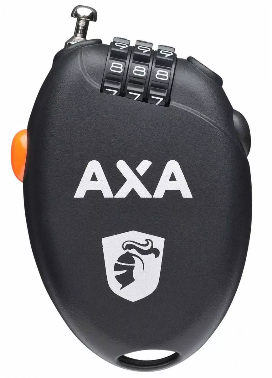 Axa Bike Security Câble Antivol Axa Roll 75cm Noir 2 Axa Bike Security Câble Antivol Axa Roll 75cm Noir – Image 2