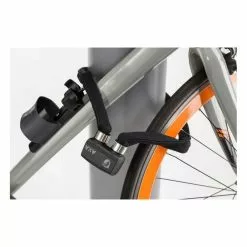 Axa Bike Security Antivol Pliable 800 Gris + Holder -Casques vélo Soldes antivol pliable 800 gris holder