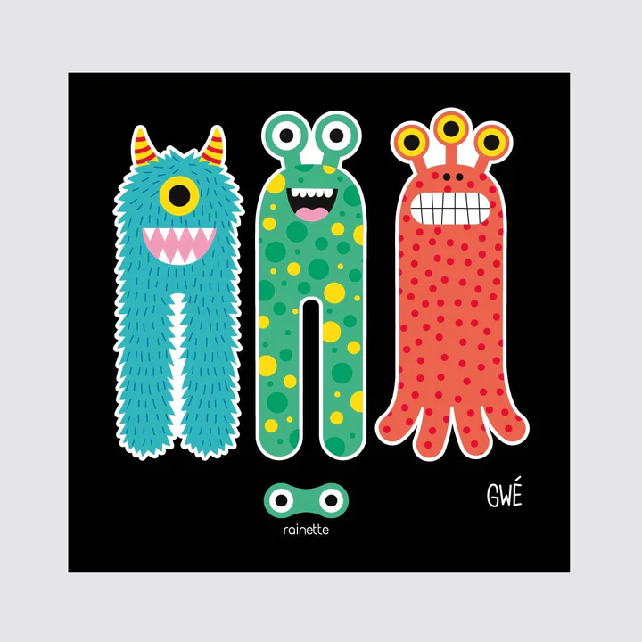 Rainette Stickers Autocollants Décoratifs Casque Monstre 2 Rainette Stickers Autocollants Décoratifs Casque Monstre – Image 2