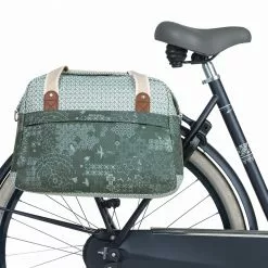 BASIL Sacoche Arrière Boheme Jade 18l -Casques vélo Soldes basil boheme carry all bag 18 liter green 5