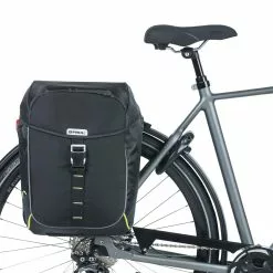 Sacoches Basil Miles Imperméable 34 L -Casques vélo Soldes basil miles bicycle double bag 34 liter black 6