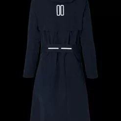 Trench Basil Mosse Femme 12 Trench Basil Mosse Femme -Casques vélo Soldes basil mosse bicycle rain trenchcoat women blue 3