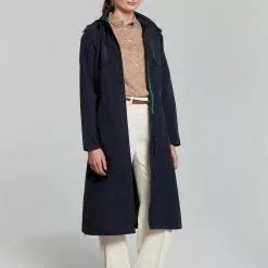 Trench Basil Mosse Femme 14 Trench Basil Mosse Femme -Casques vélo Soldes basil mosse bicycle rain trenchcoat women blue 5