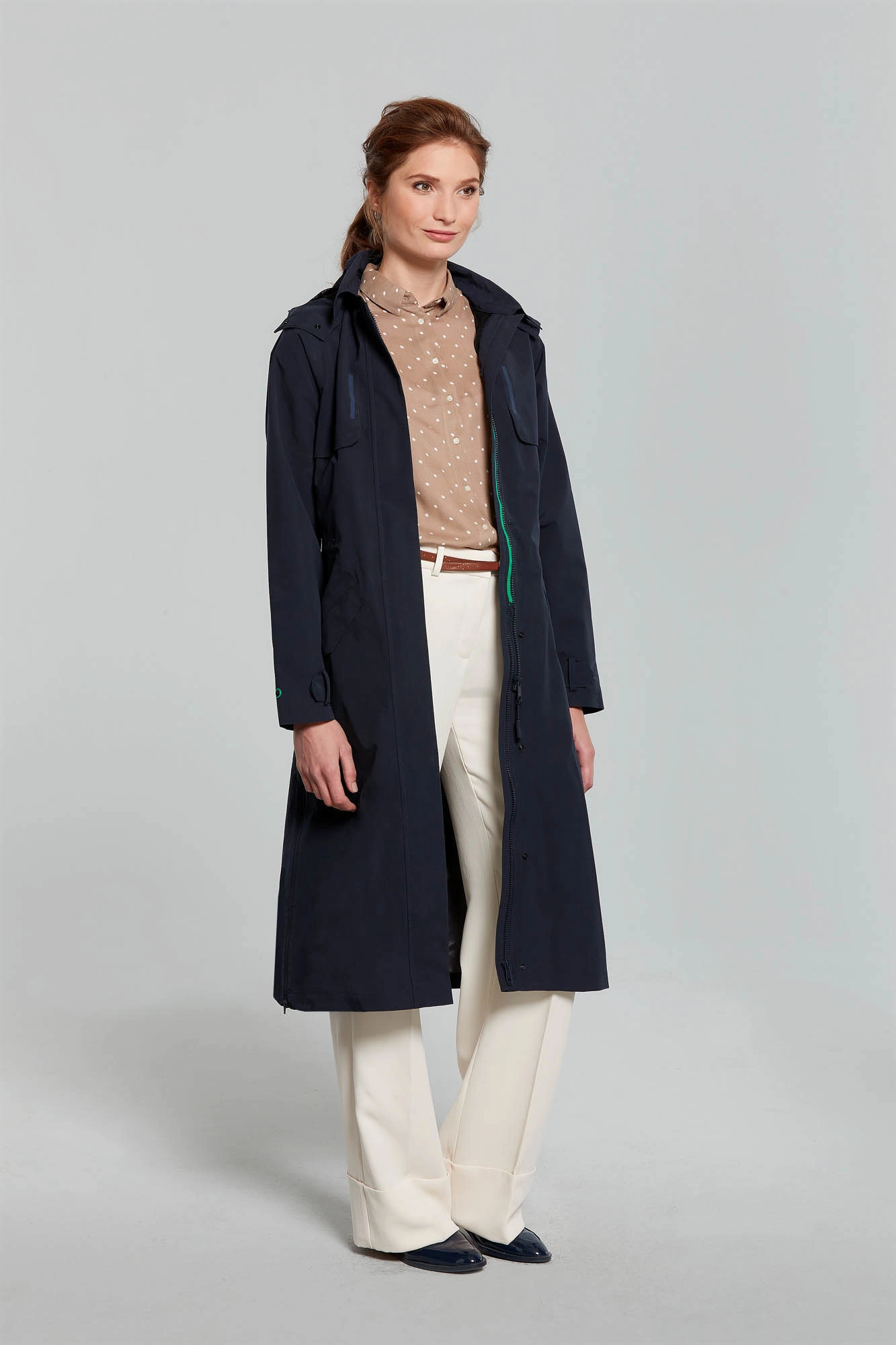 Trench Basil Mosse Femme 6 Trench Basil Mosse Femme – Image 6