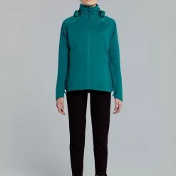 Veste Imperméable Basil Skane Femme 15 Veste Imperméable Basil Skane Femme -Casques vélo Soldes basil skane bicycle rain jacket women green 4