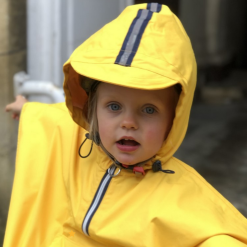 Le Temps Des Grenouilles Poncho De Pluie Vélo ENFANT -Casques vélo Soldes cape de pluie enfant porte bagage