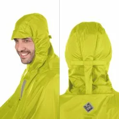 Tucano Urbano Cape De Pluie Vélo Garibaldina -Casques vélo Soldes cape de pluie garibaldina jaune fluo casque