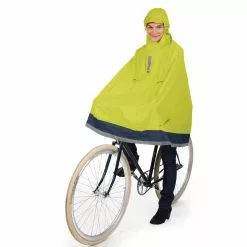 Tucano Urbano Cape De Pluie Vélo Garibaldina -Casques vélo Soldes cape de pluie garibaldina jaune fluo femme