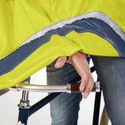 Tucano Urbano Cape De Pluie Vélo Garibaldina -Casques vélo Soldes cape de pluie garibaldina jaune fluo fixation guidon