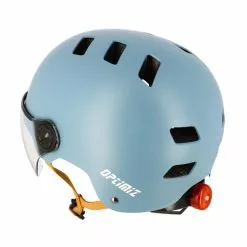 Optimiz Casque Cycliste Urbain Avec Visière (3 Couleurs) -Casques vélo Soldes casque a visiere tendance et lumineux optimiz