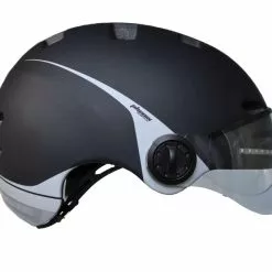 Casques vélo Soldes 18 Helmet Casque Avec Visière Et Lumineux Phenix