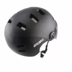 Casque Vélo Urbain à Visière (écran Fumé) 0380 Optimiz 19 Casque Vélo Urbain à Visière (écran Fumé) 0380 Optimiz -Casques vélo Soldes casque velo avec visiere integree noir optimiz