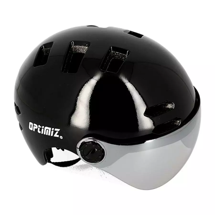 Casque Vélo Urbain à Visière (écran Fumé) 0380 Optimiz 2 Casque Vélo Urbain à Visière (écran Fumé) 0380 Optimiz – Image 2
