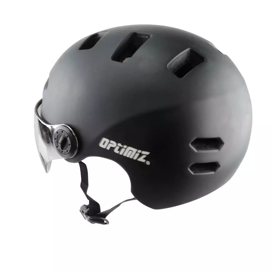 Casque Vélo Urbain à Visière (écran Fumé) 0380 Optimiz 10 Casque Vélo Urbain à Visière (écran Fumé) 0380 Optimiz – Image 10