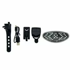 CoolRide Clignotant Vélo / Trottinette -Casques vélo Soldes clignotant velo avec fixation multi usages rechargeable usb 2