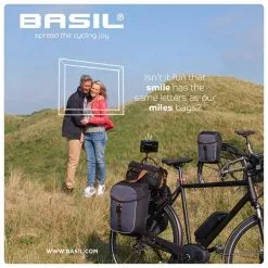 Sacoche Vélo Convertible Sac à Dos BASIL -Casques vélo Soldes gamme sacoche velo basil