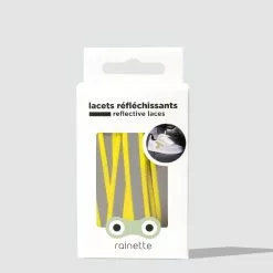 Rainette Lacets Réfléchissants Jaunes