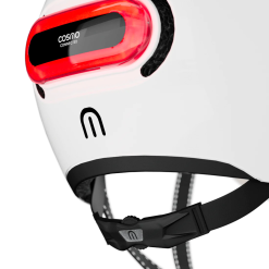 Cosmo Connected Casque Visière + Lumière Cosmo Fusion Pure -Casques vélo Soldes lumiere integree au casque velo urbain cosmo fusion pure