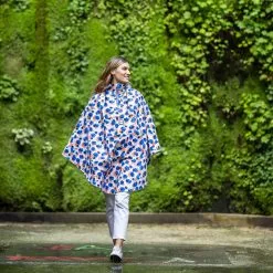 Poncho Le Temps Des Grenouilles Imprimé Multicolore