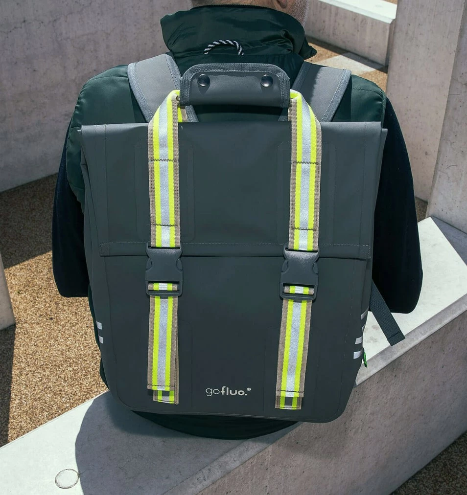 Go Fluo Sac à Dos Vélo Urbain Imperméable Marlow 7 Go Fluo Sac à Dos Vélo Urbain Imperméable Marlow – Image 7