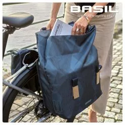 Sacoche Vélo Fantaisie Basil élégance MIK 7 Sacoche Vélo Fantaisie Basil élégance MIK -Casques vélo Soldes sacoche de velo pratique double velo femme basil elegance