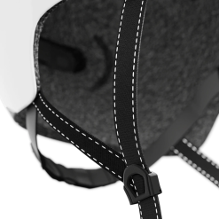 Cosmo Connected Casque Visière + Lumière Cosmo Fusion Pure -Casques vélo Soldes sangle reglage casque cosmo fusion pure