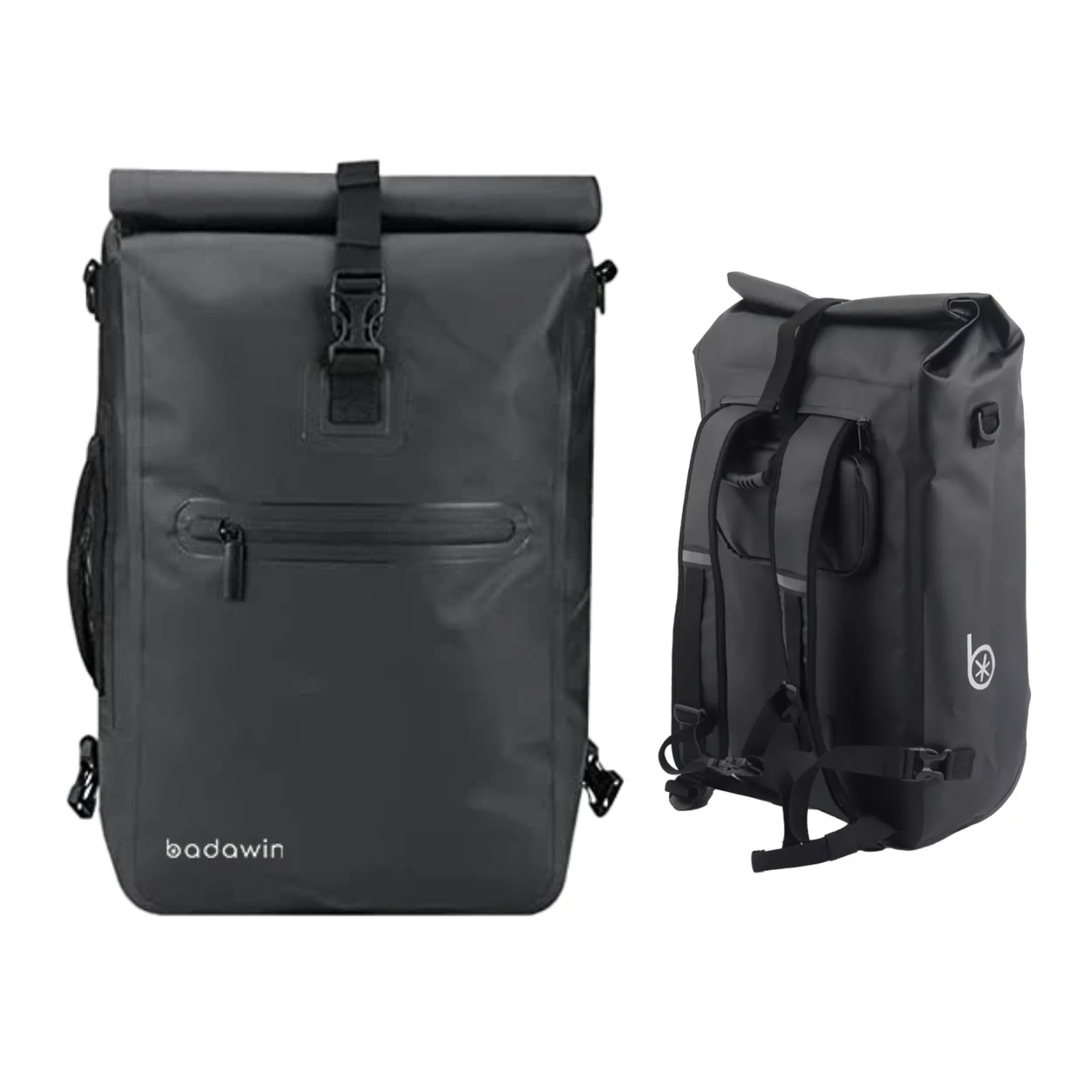Badawin Sacoche Vélo + Sac à Dos étanche 1 Badawin Sacoche Vélo + Sac à Dos étanche