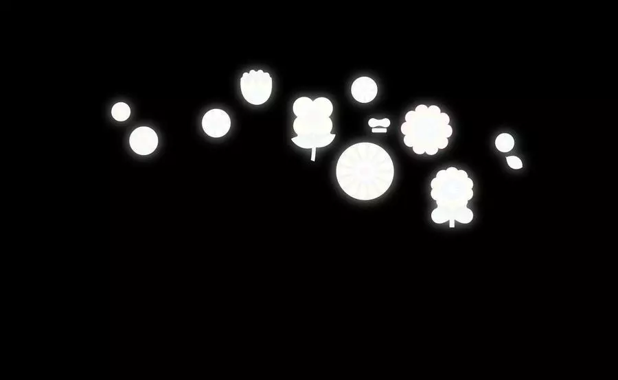 Rainette Autocollants Rétroréfléchissants Petites Fleurs 3 Rainette Autocollants Rétroréfléchissants Petites Fleurs – Image 3