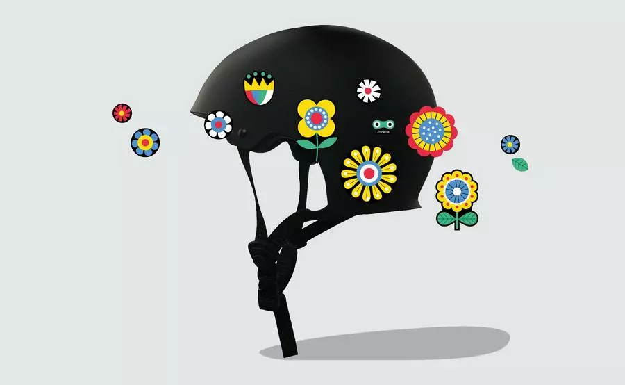 Rainette Autocollants Rétroréfléchissants Petites Fleurs 2 Rainette Autocollants Rétroréfléchissants Petites Fleurs – Image 2