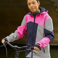 Veste Réversible Urban Circus RE POP 23 Veste Réversible Urban Circus RE POP -Casques vélo Soldes veste velo reflechissante urban circus rose fluo